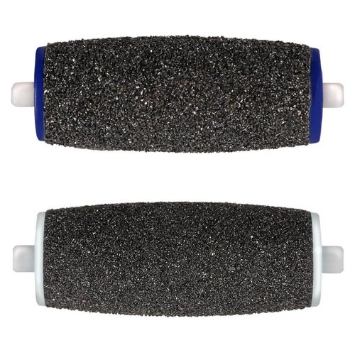 Amopé Pedi Perfect – Electronic Foot File Mixed Refills, 2 ct, Extra Coarse & Exfoliating Brush