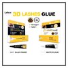Laflare 3D Lashes Glue, Strip Lash Adhesive, Waterproof, Stronger Eyelash Glue Tube Style 0.25oz (Black)