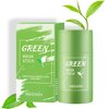 2 Pcs Green Tea Face Mask Stick,Deep Clean Purifying Clay Green Tea Mask Stick,Blackhead Remover,Moisturizing & Improve Skin Tone Green Tea Oil Control Mask Stick,Reduce Blackheads for All Skin Types
