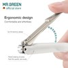 MR.GREEN Nail Clippers Anti Splash Fingernail Cutter Stainless Steel Manicure Tools Nail Scissors Detachable Design Nail Trimmer (Medium)