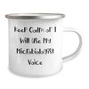Funny Microbiologist Gifts for Men, Keep Calm Or I Will Use My Microbiologist Voice Camping Mug, Father's Day Unique Gifts from Family to Dad