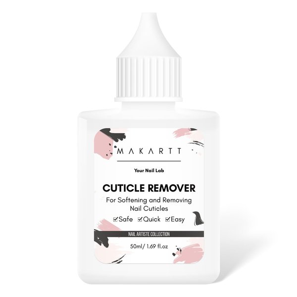 Makartt Cuticle Remover Liquid, 50ml Cuticle Softener, Professional Instant Cuticle Cream, Salon Quality Nail Care Cuticle Dissolver for Dry Cuticles Manicure and Pedicure Supplies Salon Home Use