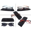 OLOMEE Women's Readers +3.50 Colorful Ladies Reading Glasses Cheaters Sunglasses Lightweight Comfortable Frame Read Outdoors 5 Pack