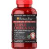 Puritan's Pride Triple Omega 3-6-9 Fish, Flax and Borage, supports healthy joints Yellow 240 Count (Pack of 1)