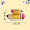 Back to School Hair Clips for Women Girls Pencil Hair Claw Clips Cute Hair Jaw Barrettes for Women Teachers Appreciation Gift Thick and Thin Hair Accessories 1PCS