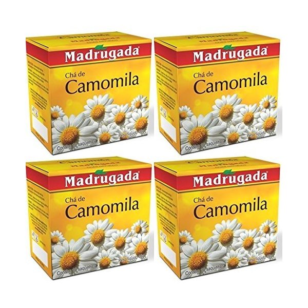 Madrugada Chamomile Tea 0.5oz | Cha de Camomila 15g (Pack of 04)