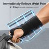 FREETOO Wrist Brace for Carpal Tunnel Relief Night Support , Maximum Support Hand Brace with 3 Stays for Women Men , Adjustable Wrist Support Splint for Right Left Hands for Tendonitis, Arthritis ,