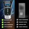 MENFIRST Gradual Gray Shampoo - Men Gray Hair Darkening and Reverse Gray Hair Shampoo - Gradual hair color for gray hair coverage Hypoallergenic & Harsh Chemical-Free, Gray Hair cover up - Dark Shades