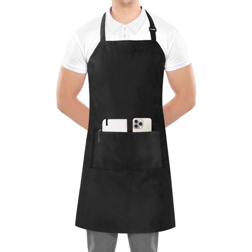 Utopia Kitchen 2 Pack Bib Apron, Adjustable with 2 Pockets, Water and Oil Resistant, Cooking Kitchen Chef Apron for Women Men