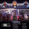 65 FT 640 LED Christmas Lights Outdoor Decorations Clear Wire String Lights Plug in 120 Drops 8 Modes Memory Timer Connectable Curtain Fairy Lights Waterproof for Holiday Wedding Party-Cool White
