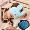 4 Pack Cute Animal Rabbit Sleeping Eye Mask Soft Plush Blindfold Sleep Masks Eye Cover for Kids Girls Women Home Sleeping Traveling