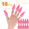 Nail Clips for Polish Removal 10Pcs, For Nail Clips of Acrylic Nail Remover & Soak Off Gel Polish Remover, For Nail Polish Remover Soak Off Clips, Nail Remover Clips Acrylic Nail Remover Kit Soak Off