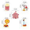 30Ct Circus Hanging Swirl Decorations -Circus Carnival Birthday Party Supplies Fan Decors