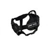 Dean & Tyler Fun Works Army Dog Harness with Padded Chest Piece, Medium, Fits Girth Size: 28-Inch to 34-Inch, Black with Yellow Trim
