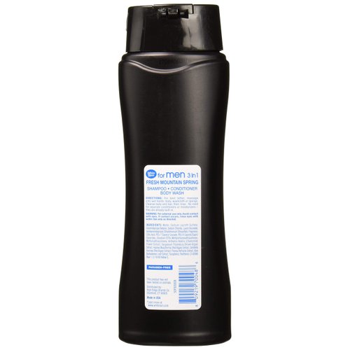 White Rain For Men 3in1 Shampoo, Conditioner, and Body Wash: Fresh Mountain (3280101)
