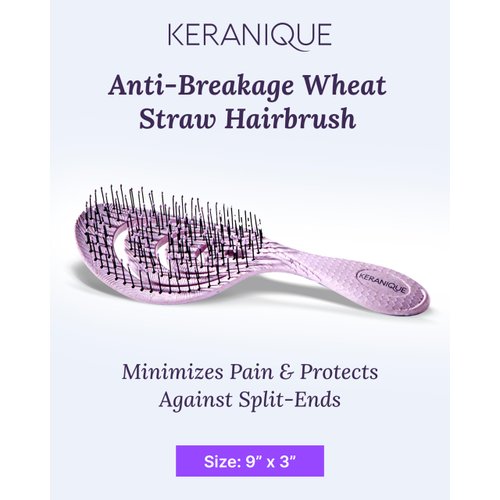 Detangling Hair Brush for Women - Gentle Scalp Massaging Hairbrush for Women With Flexible Paddle - Detangler Brush for Thin, Thick, Curly, Straight, and All Other Womens Hair Types by Keranique