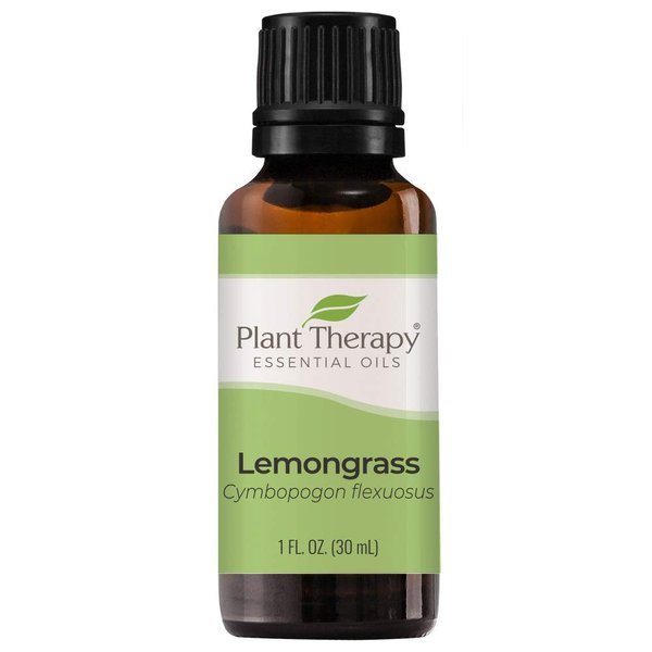 Plant Therapy Lemongrass Essential Oil 100% Pure, Undiluted, Natural Aromatherapy for Diffuser and Skin, Therapeutic Grade 30 mL (1 oz)