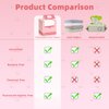 Disposable Face Towels 10"×12" Lint-Free Clean Towel Makeup Remover Dry Wipes Biodegradable Face Towelette for Sensitive Skin, Makeup Removing, Cleansing, Nursing, Travel (50 COUNT)