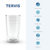 Tervis Made in USA Double Walled Fiesta Insulated Tumbler Cup Keeps Drinks Cold & Hot, 16oz - 2pk, Lapis Calypso