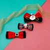 Hofar 3PCS Christmas Hair Clips for Women Xmas Bow Hair Clip Festive Snowflake Hairpins Holiday Hair Accessory Party Gifts