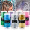 St Patricks Day Green Face Body Glitter Stick, Mermaid Sequins Face Glitter Gel, Singer Concerts Music Festival Rave Accessories,Holographic Chunky Glitter Makeup for Lip Eye Hair Body