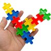 Mandarin Bird Toys by M&M 3002 Plastic Puzzle Piece Pk8 - Smoothly Shaped Brightly Colored Classic Bird Foot Toys, Interlocking, Create Designs and Patterns, Great Fun for Sm and Med Size Pet Birds