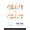 ohora Semi Cured Gel Nail Strips (N Rainbow French) - Extended Size Range, Works with Any Nail Lamps, Salon-Quality, Long Lasting, Easy to Apply&Remove - Includes 2Prep Pads, Nail File&Wooden Stick