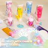 Lip Gloss Making Kit JCOOS 73PCS Lip Gloss Keychain Make Your Own Lip Gloss Kit, Diy Lip Gloss Making kit Moisturizing Shine Beginner Fun Kids Lip Gloss Teen Girl Gifts Trendy Stuff Preteen Girl Gifts