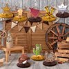 8 Pcs Cowboy Decorations Cowboy Themed Honeycomb Table Decor Cowboy Party Decorations Western Party Centerpieces Western Baby Shower Decorations Party Centerpieces for Birthday Party Supplies