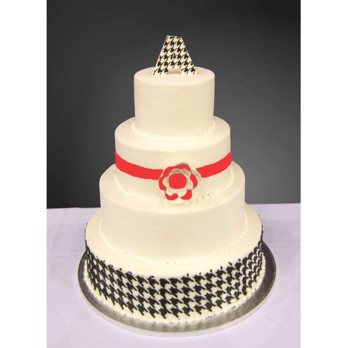 CrafTreat Geometric Stencils for Painting on Wood, Wall, Tile, Canvas, Paper, Fabric and Floor - Houndstooth Stencil - 6x6 Inches - Reusable DIY Art and Craft Stencils - Houndstooth Stencils