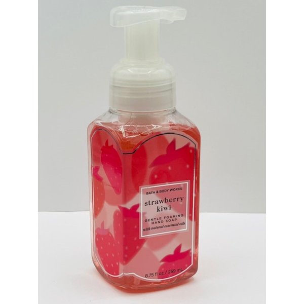 Strawberry Kiwi Gentle Foaming Hand Soap 8.75 Ounce Full Size Pump Bottle Wash