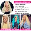 Pobokix 613 Lace Front Wigs Human Hair 13x6 Body Wave Lace Front Wigs Brazilian Human Hair Wigs 200 Density Blonde Wigs Human Hair Pre Plucked (613 Blonde, 30inch)