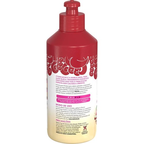 Salon Line - Linha Tratamento (#ToDeCacho) - Creme Para Pentear Vinagre de Maca 300 Ml - (Salon Line - Treatment (#IHaveCurls) Collection - Apple Cider Vinegar Combing Cream 10.14 Fl Oz)