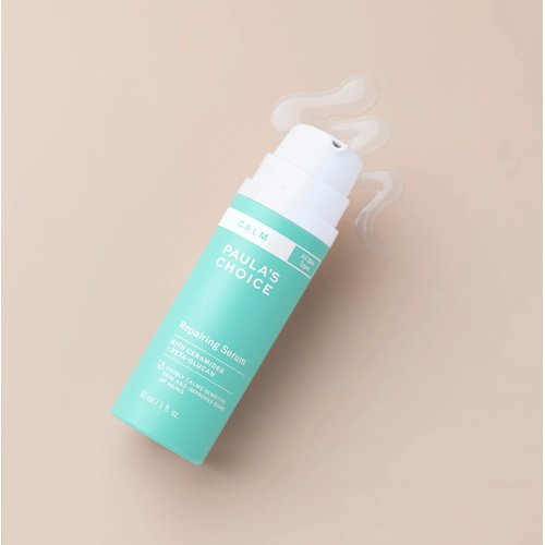 Paula’s Choice CALM Repairing Serum for Sensitive Skin, Calms + Soothes Redness, Lightweight Hydration with Hyaluronic Acid for All Skin Types, 1 Fl Oz