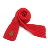 BEARUN Kids Knit Scarf Winter Fashion Solid Color Toddler Baby Scarves Wrap Neck Warmer Red