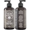 Viking Revolution Beard Conditioner w/Argan & Jojoba Oils - Softens & Strengthens - Natural Peppermint and Eucalyptus Scent- Beard Conditioner w/Beard Oil (17oz Conditioner)