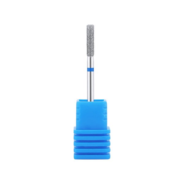 NMKL38 Diamond Bit Small Barrel Shape Electric Nail Drill File Cuticle Cleaner Tool for Rotary Nail Drill Machine Manicure Pedicure Polishing Kit (Medium 2.5)