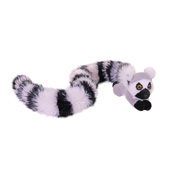 Wild Republic Tailkins Ring Tailed Lemur, Stuffed Animal, 40 Inches, Plush Toy, Fill is Spun Recycled Water Bottles
