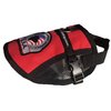 Premium Emotional Support Dog Vest | ESA Dog Vest | Mesh Cooling Panel | Emotional Support Dog Harness | Includes 5 Federal Law ESA Handout Cards (9" - 13" Girth, Red)