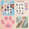 96PCS Individually Temporary Tattoos Removable Tattoos Waterproof Stickers for Birthday Decorations Party Supplies Party Favors School Rewards Gifts Ideas (Dog)