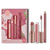 Rachel Couture Complete Lip Kit | Includes Lipstick, Lip Liner & Lip Gloss | Vegan & Cruelty Free | Infused with Rose Extract - Rose