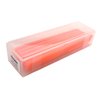 Krest Cleopatra 7 inchAll Purpose Barber Comb. Flat Back Styler Comb. Numbered ruler Comb. Neon Orange. 12-Pack