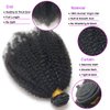 Luwigs Afro Kinky Curly 4B 4C Hair Extensions One Bundle Hair Weave Human Hair Bundles Afro Kinkys Curly Hair Bundles Natural Color (12 inches, Afro Kinky Curly 4B 4C)
