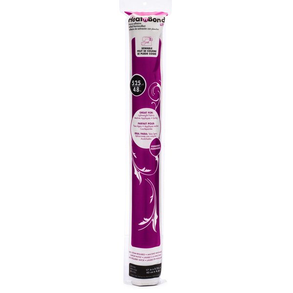 HeatnBond Lite Iron-On Adhesive Value Pack, 17 Inches x 5.25 Yards