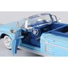 1958 Chevrolet Impala Convertible, Blue - Motormax Premium American 73267 - 1/24 Scale Diecast Model Car, unisex-children