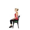 FitBALL Seating Wedge Encourages Proper Alignment and Posture Correction While Seating - Lumbar Support - Junior - 10in - Green
