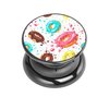 FAB POPS Phone Grip and Expandable Stand, Built in Magnets, Adhesive Attachment, Mounting Plate Included, Your All in one Cell Phone Grip (Donuts)