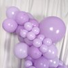 100 Pack Macaron Purple Balloons Different Sizes 18 12 10 5 Inch KIRIKOU Party Balloons for Birthday Valentines Baby Shower Bridal Wedding Party Decors