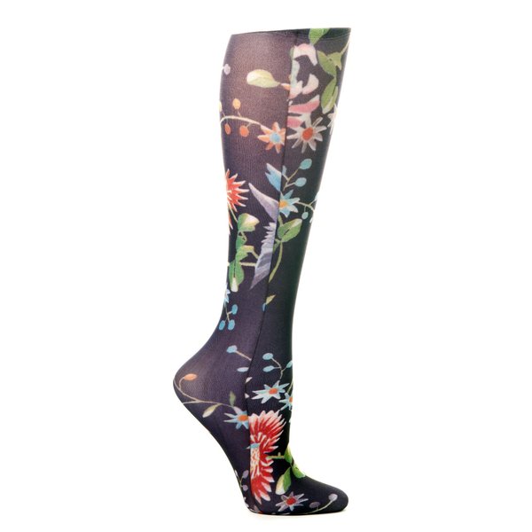 Celeste Stein Therapeutic Compression Socks, Black Fredrick's Dynasty, 8-15 mmhg, .6 Ounce
