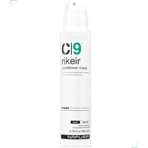 NAPURA C9 Deep Conditioning Hair Mask for Damaged Dry Hair with Jojoba and Avocado Oil (6.76 fl oz) - Sulfate and Paraben Free Protein Hair Repair Conditioner Treatment